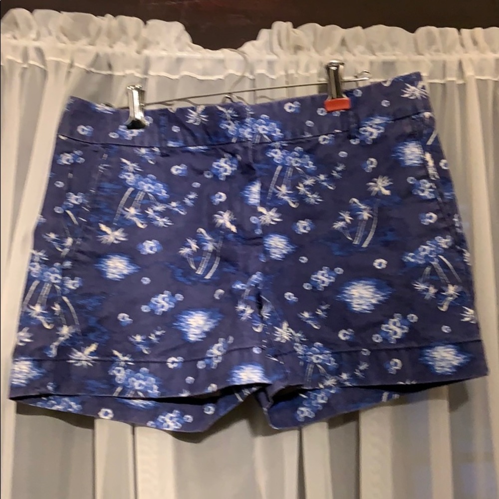 Closet Clear Out!! Joe Fresh blue shorts with palm tree pattern! Sz 2